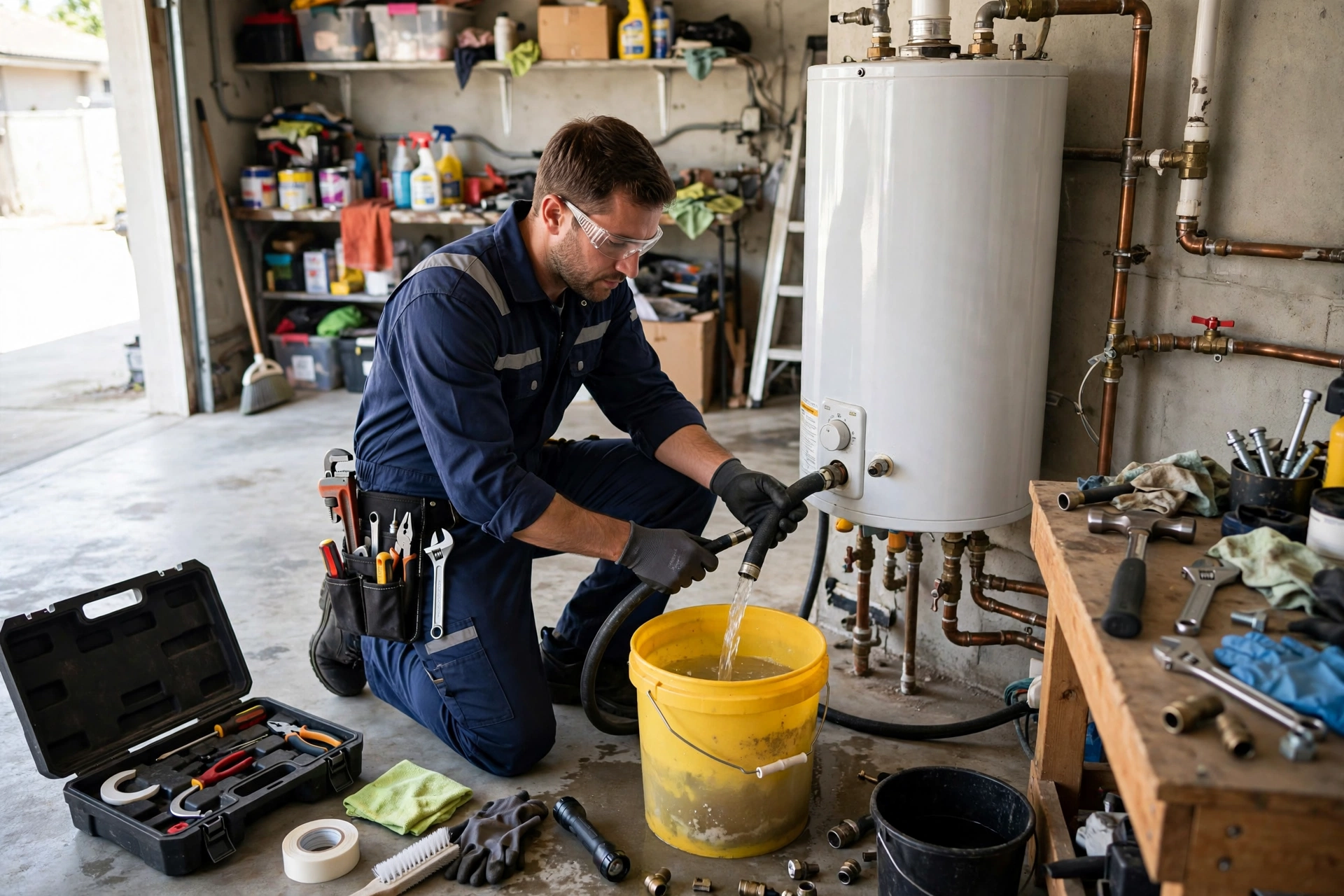 Seasonal water heater maintenance